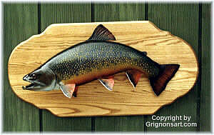 Big Brook Trout Taxidermy by Reimond Grignon