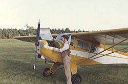 Reimond Grignon and airplane