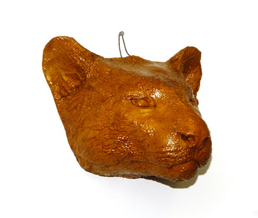 African Lion death mask